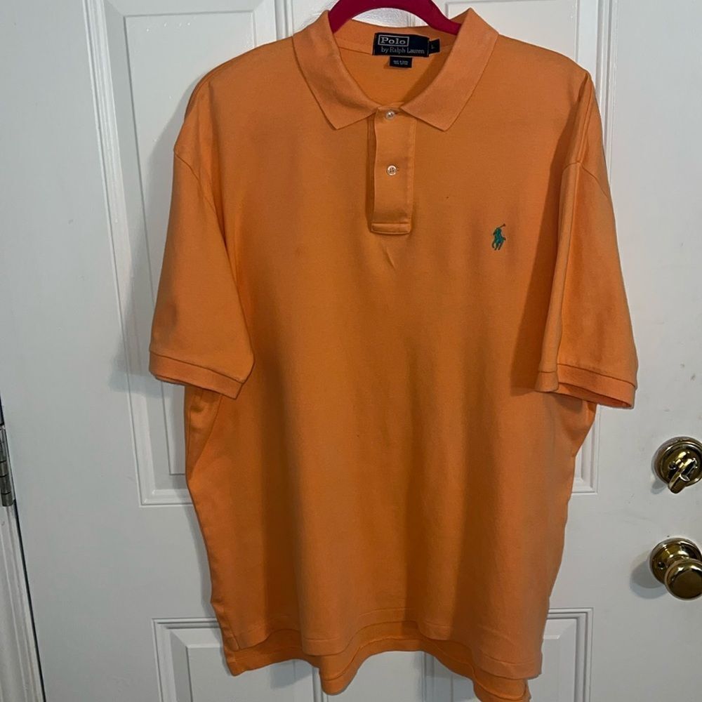 Polo Ralph Lauren shirt orange green